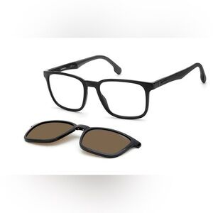 Carrera Black Frames with Clip-On Shades